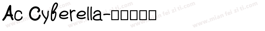 Ac Cyberella字体转换